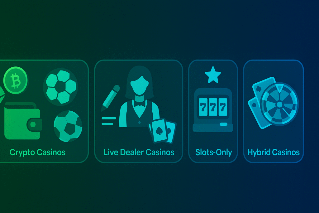 Types of UK Casinos Not on GamStop Banner