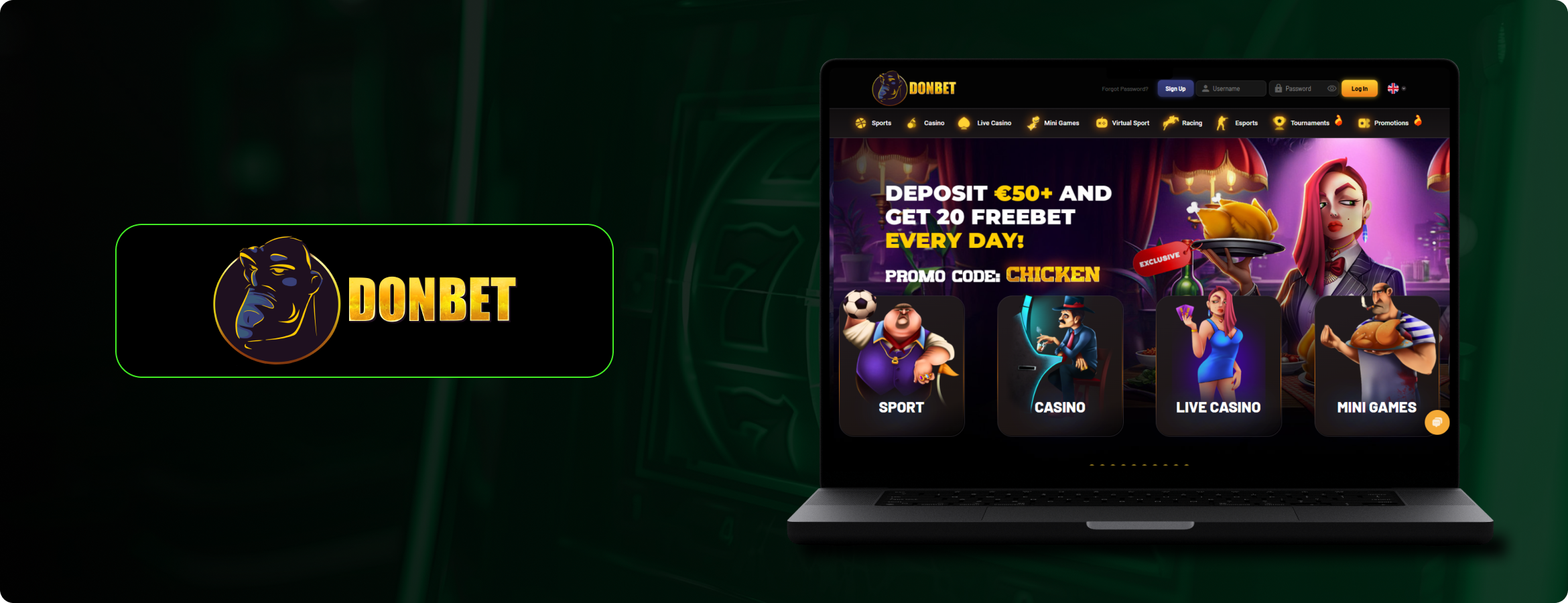 DonBet Сasino Review Banner