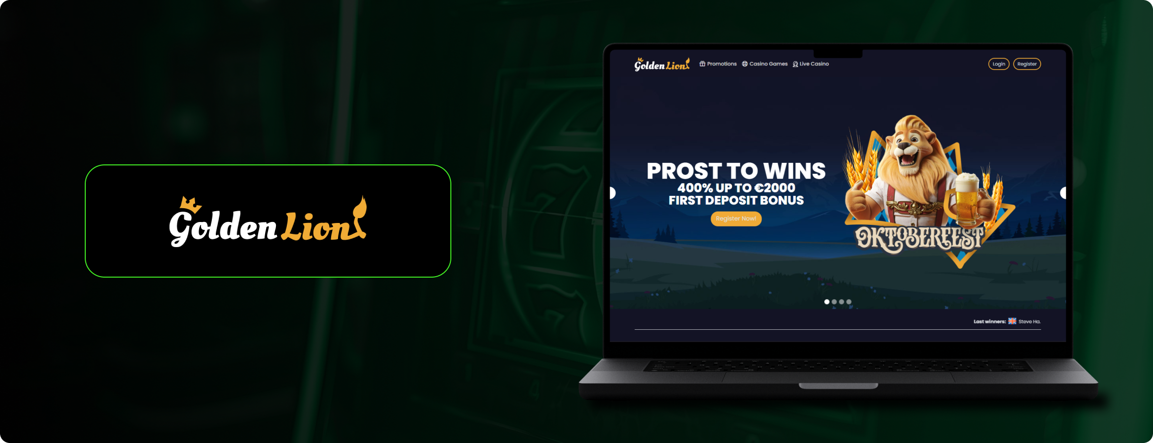 GoldenLion Casino Banner