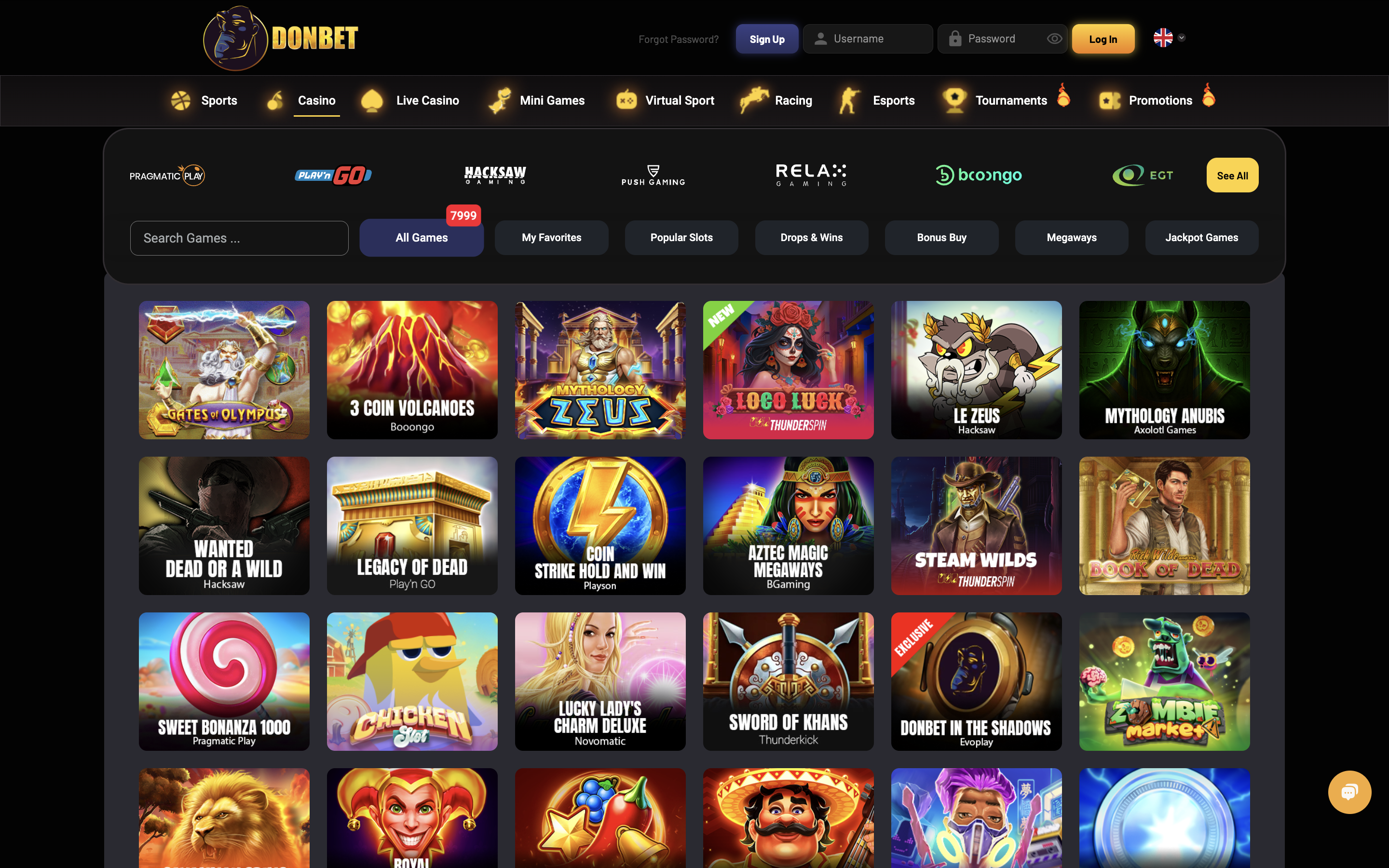 What Can You Play at DonBet Banner